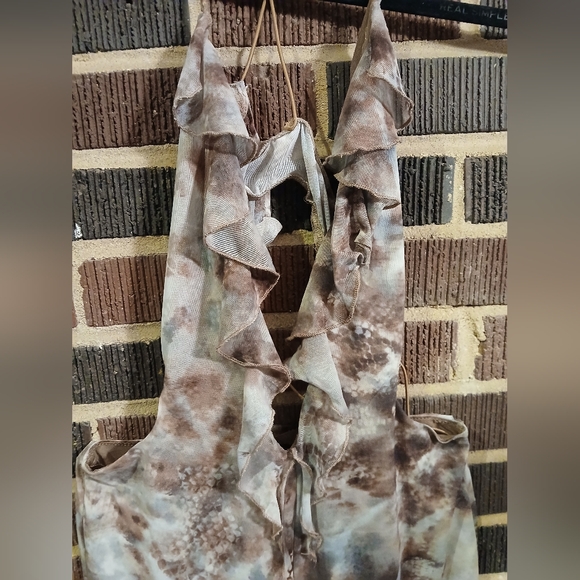 EDGE Ruffle Patterned Jumpsuit - Picture 10 of 13